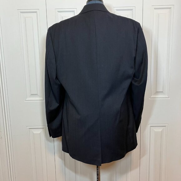 Brooks Brothers "346" Worsted Wool Navy Pinstripe Suit 42R - Picture 9 of 16